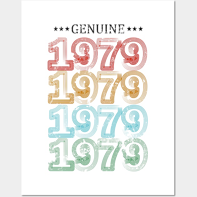 genuine 1979 birthday gift Wall Art by martinlipnik40